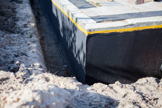 Professional Exterior Waterproofing technician working in Rome City, IN